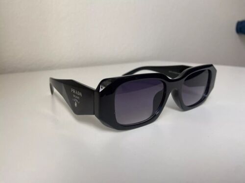 Prada PR17WS 1AB5S049 Unisex Sunglasses 49 mm Black / Dark Grey Lens