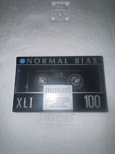 MAXELL XLI 100 Blank Audio Cassette Tape (Sealed) NOS! New!
