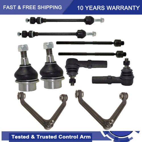 For 2002-2005 Dodge Ram 1500 Front Control Arm Parts Tie Rod End Ball Joint 10x (For: Ram 1500 Laramie)