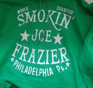 New philadelphia SMOKING SMOKIN JOE FRAZIER sweatshirt hoodie eagles BOXING hood