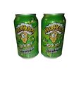 2X Warheads Sour Green Apple Soda 12fl Oz Cans New! Fun And Different Drink.....