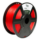 Translucent Red PLA 1.75mm WYZworks 3D Printer Premium Filament 1kg/2.2lb