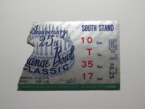 1959 Orange Bowl Syracuse Vs. Oklahoma Sooners NCAA Football Ticket Stub