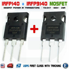 1 Pair IRFP9140N + IRFP140N IR Power Mosfet Transistors TO-247 USA