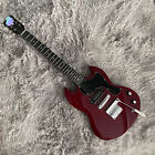 Custom SG Electric Guitar P90 Pickup Mahogany Body&Neck 6 String Chrome Hardware