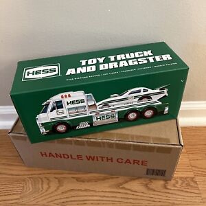2016 HESS TRUCK TOY TRUCK AND DRAGSTER NIB & Original Outer Box *see Info*