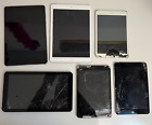 New Listinglot of 8 Broken Apple iPad and Asus Tablet AS is damaged