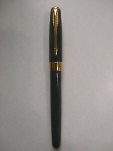 Parker Sonnet Rollerball, Laque Forest Green Marbled, France, NO Orig Box