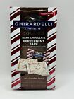 Ghirardelli Dark Chocolate 4.45oz PEPPERMINT BARK Squares Limited Edition 2024