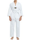 10%OFF  Unisex Arts Karate Uniform Taekwondo Suit TKD Dobok Student Gi with Belt