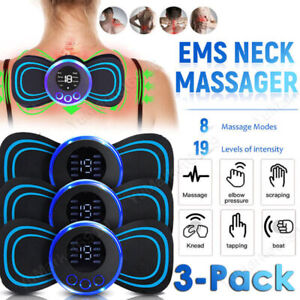 Pulse Tens Unit USB Massager Back Full Body Muscle Stimulator Pain Relief Device