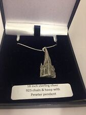 Chesterfield Spire PP-G69 on a 925 sterling silver Necklace 16,18,20,26,30 refh1