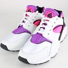Women's Nike Air Huarache Athletic Low Top Shoes White Hyper Pink DH4439-109