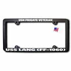 USN Frigate Veteran USS LANG (FF-1060)Frame w/Reflective Text