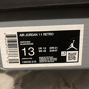 Size 13 - Jordan 11 Retro High Cherry
