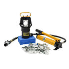 Hydraulic Crimper Crimping Tool 20 Ton Cable Wire Hose Lug Terminal +12 Dies Set