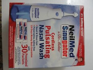 NeilMed Sinugator Cordless Pulsating Nasal Wash Kit - NEW