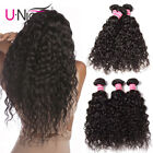 UNice Water Wave Human Hair Wet and Wavy Brazilian Hair Weave Bundles Extensions