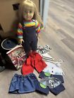Vintage Pleasant Company (American Girl) Doll w/2 Extra Outfits and 1 Grace Book