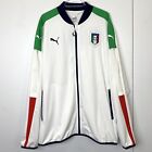 Puma Italia Track Jacket Mens Size XXL 2XL Soccer Football FIGC Italy Full Zip