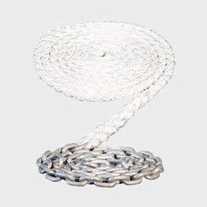 Hydra Sport Boat Anchor Rode 7E671 | 5/16 x 25FT Chain 400FT Rope