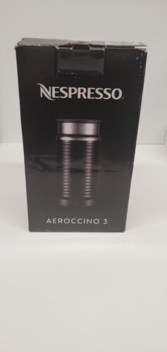 nespresso aeroccino3 milk frother - black