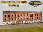 O Scale ABANDONED GRAFFITI FACTORY Building Flat/Front MTH Lionel