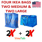 Medium and Large IKEA bag Mix&Match REUSABLE LAUNDRY TOTE GROCERY STORAGE FRAKTA