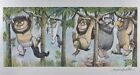 MAURICE SENDAK ~ WHERE THE WILD THINGS ARE,  ORIGINAL SIGNED LITHOGRAPH
