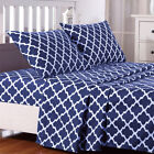 Microfiber Comfort Bed Sheet Set 1800 Series 4 Piece Deep Pocket Soft Bed Sheets