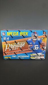 2021 Panini Prestige NFL Football Trading Card Mega Box NEW & Factory Sealed