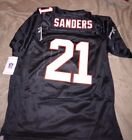 XL (50) Deion Sanders Atlanta Falcons Black NFL Jersey New