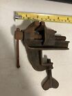 Vintage Mini 1 1/2” Jaw Clamp On Bench Vise