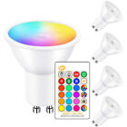 RGB GU10 LED Light Bulbs Remote Control Colour Changing Dimmable Spot Light Bulb
