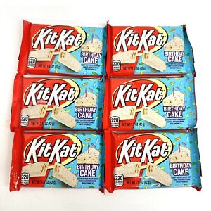6x:  Kit Kat Birthday Cake flavored - LIMITED EDITION 1.5 oz lot of Six (6)