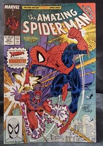 Amazing Spider-Man #327 (1989) Magneto X-men Marvel Comics NM Larsen Cover
