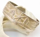 RIC CHARLIE Navajo Sterling Tufa Cast MONUMENT VALLEY DAY Cuff Bracelet