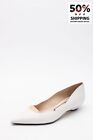 RRP €543 N 21 Leather Opera Court Shoes US7 UK4 EU37 White Made in Italy