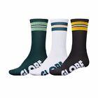 GLOBE - Off Course Crew Socks - Mens Socks (3 Pack) - Assorted