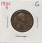 New Listing1921-S  Good. Lincoln Cent.