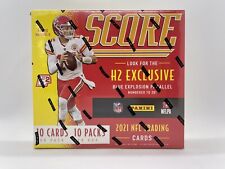 2021 Panini Score Football NFL Trading Cards Hobby Box H2 Hybrid Factory Sealed!