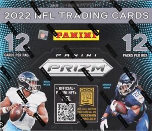 New Listing2022 PANINI PRIZM FOOTBALL NFL ONE SEALED HOBBY BOX 4 Q1300