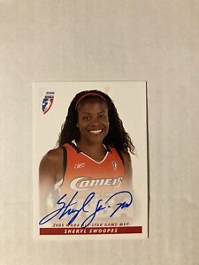 2006 Rittenhouse WNBA Autograph Sheryl Swoopes Portrait in Uniform