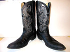 MENS CORTE EXOTICA EXOTIC VAMP CAIMAN WESTERN COWBOY BOOTS SIZE 13 EE