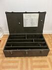 Vintage Military Carpenter Chest US tool kit coffee table box wwii crate army OD