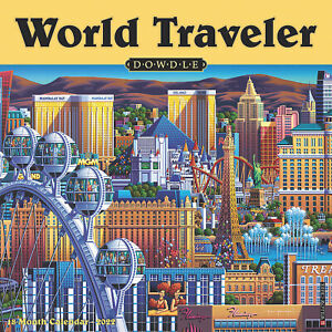 Willow Creek Press World Traveler by Dowdle 2022 Wall Calendar   w