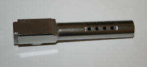 Barrel for Glock 19 Ported Polished Stainless Steel 9x19 9mm G19 GEN 1-4