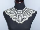 Antique Mixed Lace Collar Ornate Reticella Needle Lace Floral Bertha Collar Lg