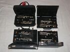 LOT OF 4 LEBLANC VITO STUDENT CLARINETS for REPAIR/RESTORATION - SOME PLAY AS IS