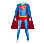 Superman 1978 Jumpsuit Full Set Uniform Halloween Cosplay Costume